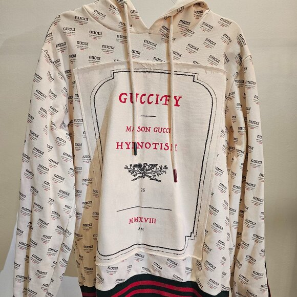 Gucci Men's Non-Zip Hoodie (no pocket) + Drawstring Sweatpants - Picture 1 of 13